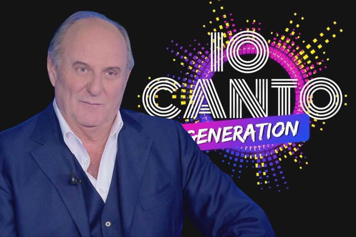 gerry scotti e logo io canto