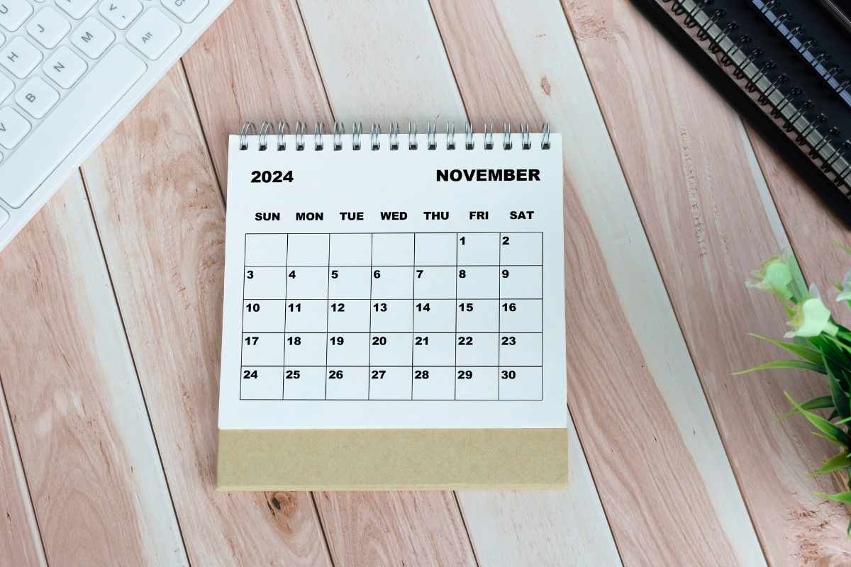 calendario novembre