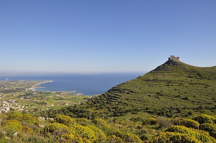 Vista sul mare di Sicilia 